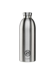 24Bottles Clima Basic Steel duplafalú, rozsdamentes acél termosz. BPA mentes bevonat fémes külsővel.